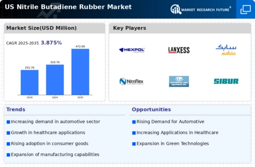 US Nitrite butadiene rubber Market Infographic