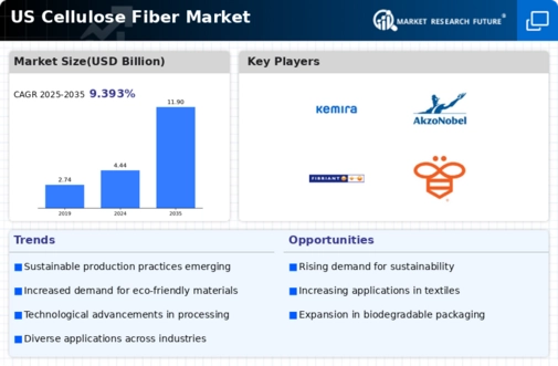 US  Cellulose Fiber Market Infographic