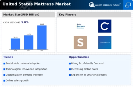United States Mattress Market Infographic