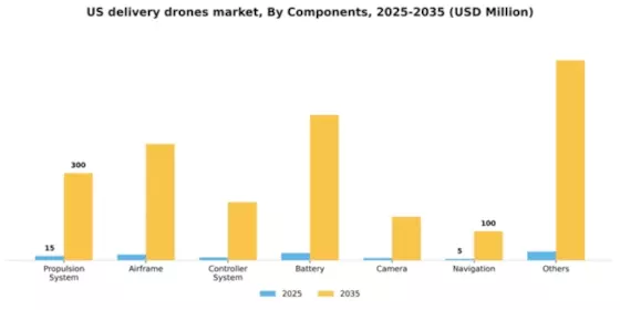 US Delivery Drones Market Segment Image 2