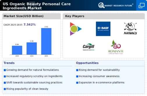 US Organic Beauty & Personal Care Ingredients Market  Infographic