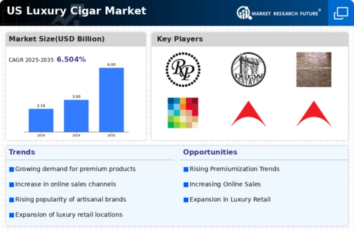 US Luxury Cigar Market Infographic