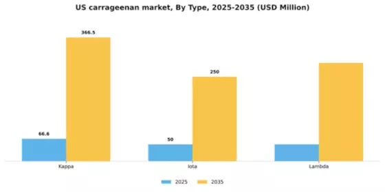 US Carrageenan Market Segment Image 1