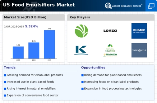 US Food Emulsifiers Market Infographic