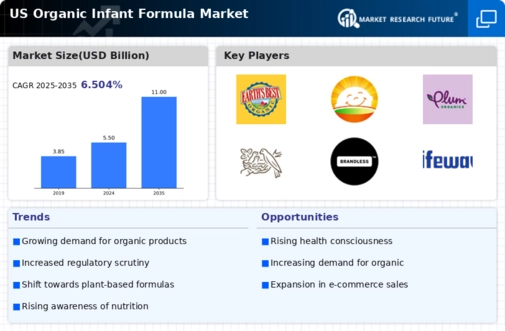 US Organic Infant Formula Market Infographic
