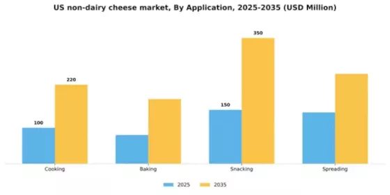 US Non-dairy cheese Market Segment Image 0