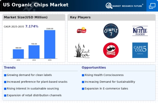 US Organic Chips Market Infographic