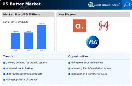 US Butter Market Infographic