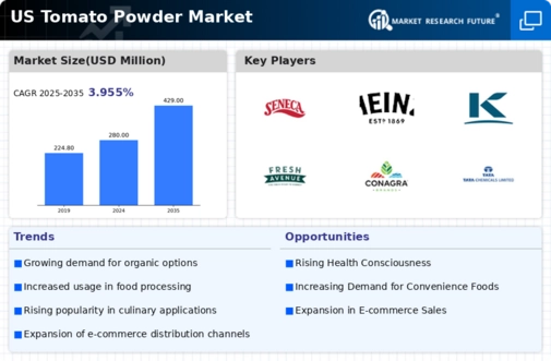 US Tomato Powder Market Infographic