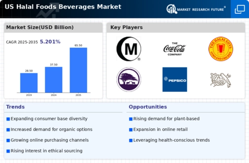 US Halal Foods Beverages Market Infographic