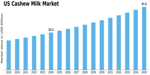US Cashew Milk Market  Size
