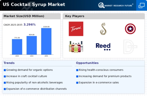US Cocktail Syrup Market Infographic