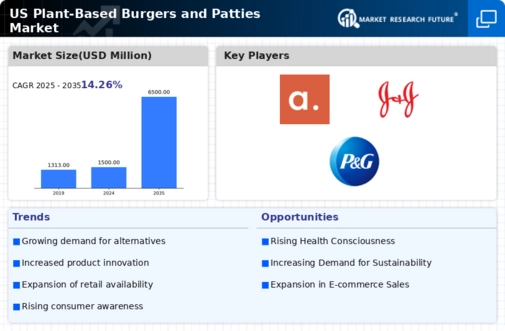 US Plant-Based Burgers and Patties Market Infographic