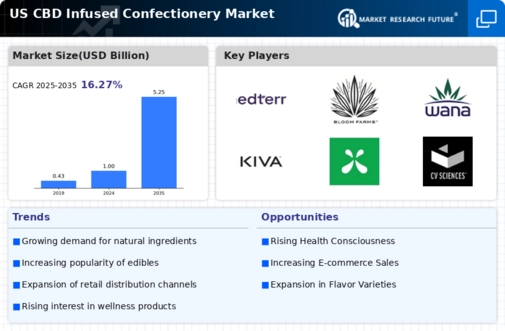 US CBD-Infused Confectionery Market Infographic