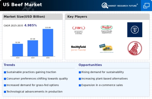 US Beef Market Infographic