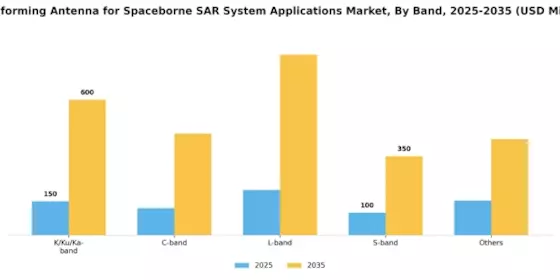 Beamforming Antenna for Spaceborne SAR System Applications Market Segment Image 1