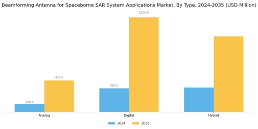 Beamforming Antenna for Spaceborne SAR System Applications Market Segment Image 0