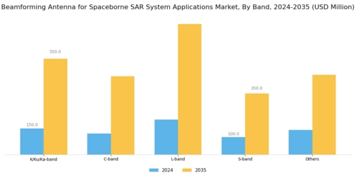 Beamforming Antenna for Spaceborne SAR System Applications Market Segment Image 1