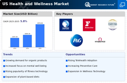 US Health and Wellness Market Infographic