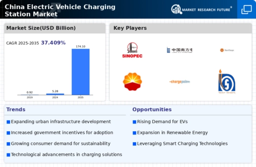 China Electric Vehicle Charging Station Market Infographic