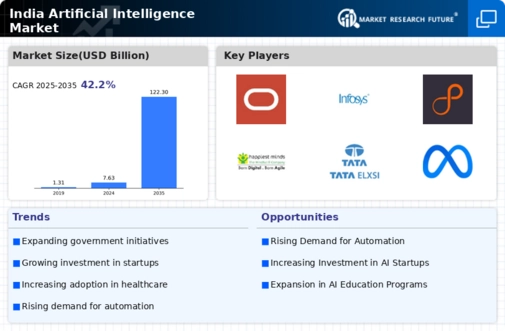 India Artificial Intelligence Market  Infographic