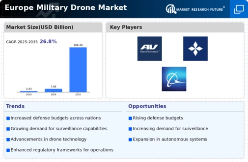 Europe Military Drone Market Infographic