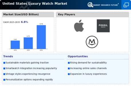 United States Luxury Watch Market Infographic