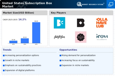 United States Subscription Box Market Infographic