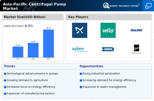 Asia Pacific Centrifugal Pump Market Infographic