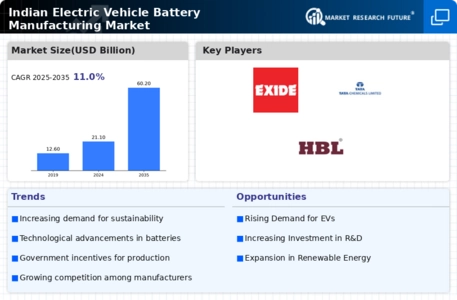 Indian Electric Vehicle Battery Manufacturing Market Infographic