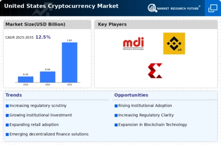 United States Cryptocurrency Market Infographic
