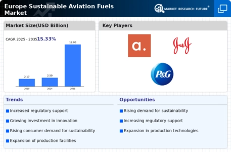 Europe Sustainable Aviation Fuels Market Infographic