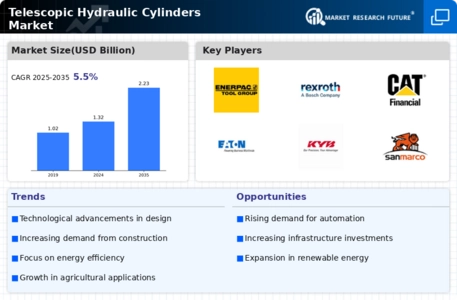 Telescopic Hydraulic Cylinders Market Infographic