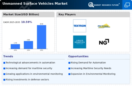 Unmanned Surface Vehicles Market Infographic