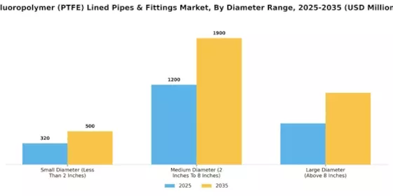 Fluoropolymer Lined Pipes Fittings Market Segment Image 1