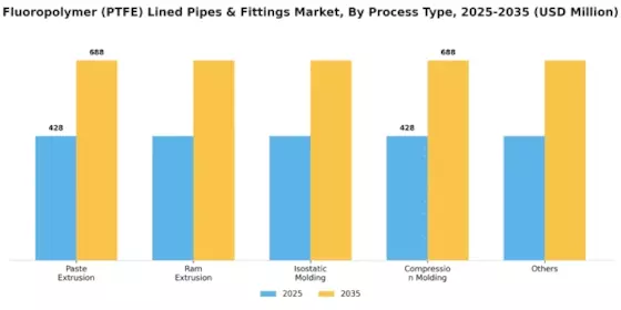 Fluoropolymer Lined Pipes Fittings Market Segment Image 4