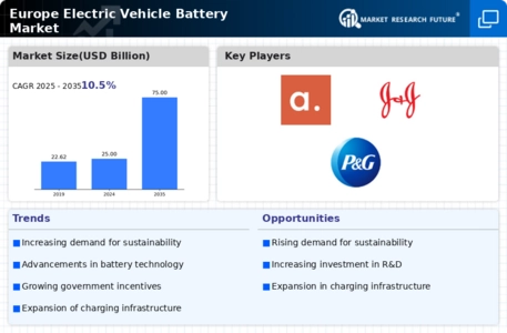 Europe Electric Vehicle Battery Market Infographic