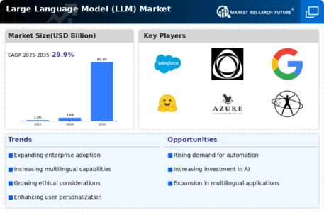 Large Language Model Market Infographic