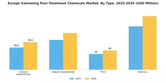 Europe Swimming Pool Treatment Chemicals Market Segment Image 1