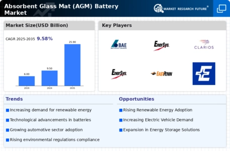 Absorbent Glass Mat Battery Market Infographic
