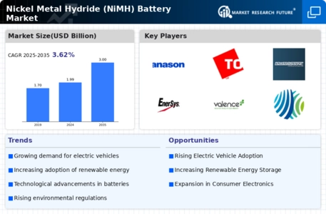 Nickel Metal Hydride Battery Market Infographic