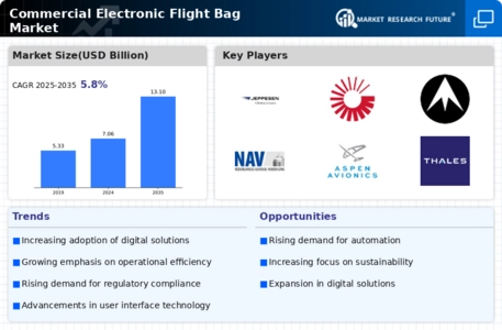 Commercial Electronic Flight Bag Market Infographic