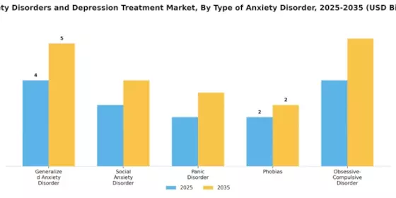 Anxiety Disorders Depression Treatment Market Segment Image 1