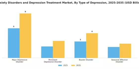 Anxiety Disorders Depression Treatment Market Segment Image 2