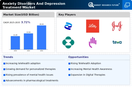 Anxiety Disorders Depression Treatment Market Infographic