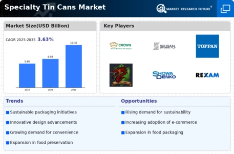 Specialty Tin Cans Market Infographic