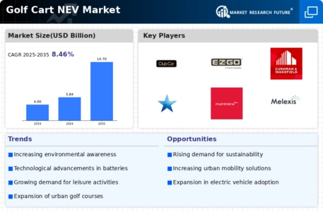 Golf Cart NEV Market Infographic