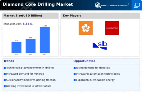 Diamond Core Drilling Market
 Infographic