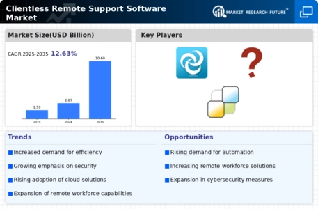 Clientless Remote Support Software Market Infographic