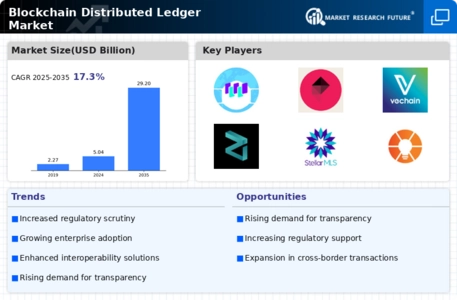 Blockchain Distributed Ledger Market Infographic